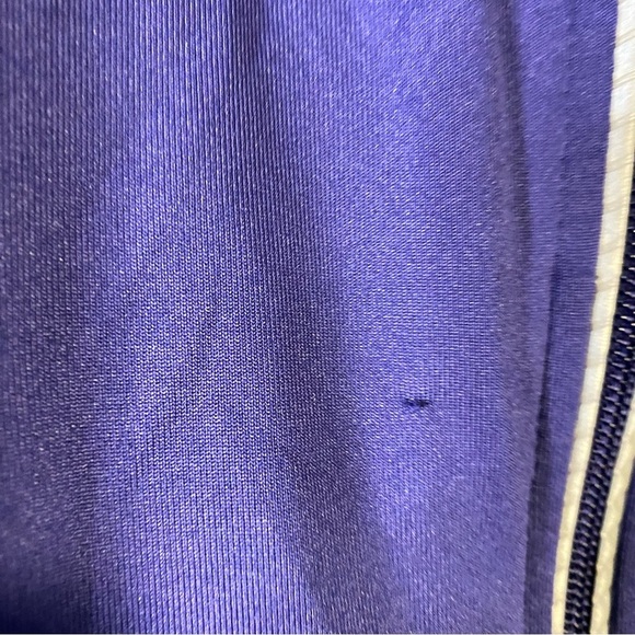 Champion Athletic Track Jacket Purple Vented Sweater Size L Sports Activewear - Picture 3 of 8